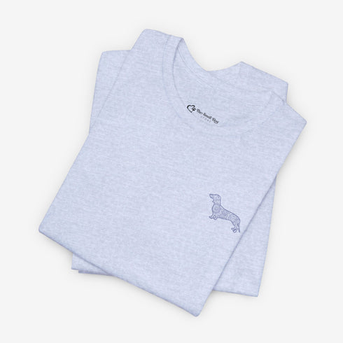 Dachshund T- Shirt - Dachshund Shirt for Women - Dachshund Mandala Tee